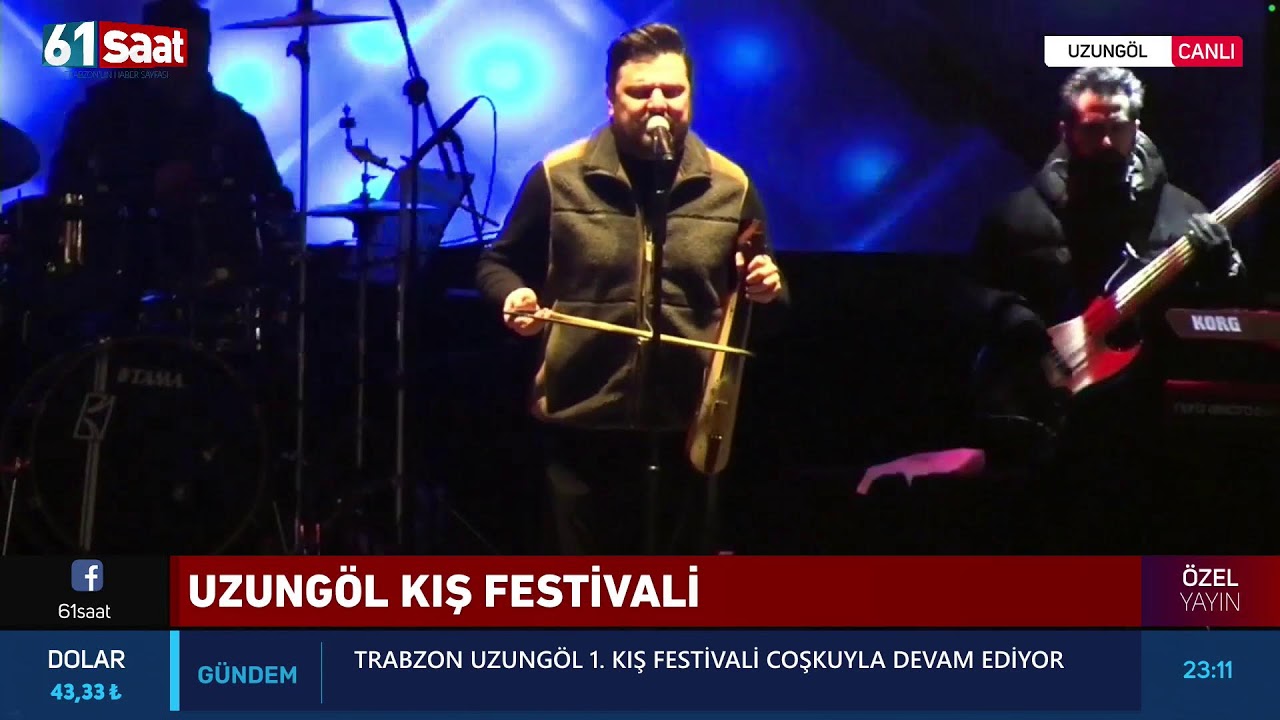 Uzungöl Kış Festivali, konserlerle devam ediyor