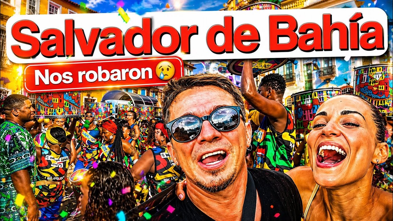 🇧🇷 SALVADOR de BAHÍA🚨 La inseguridad opacó el PRE CARNAVAL 😔 | 1 año siendo nómades 🚐🎂