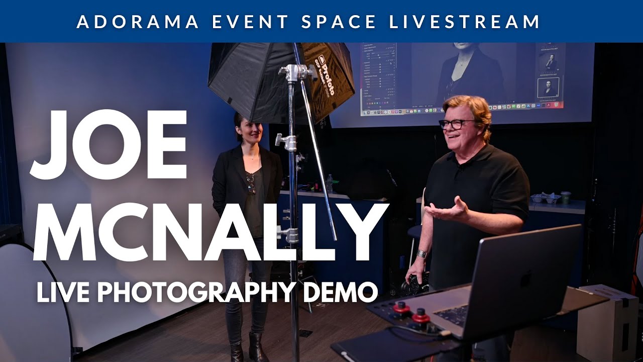 Big Light, Small Light: Live Photography and Lighting Demo with Joe McNally | Adorama Event Space