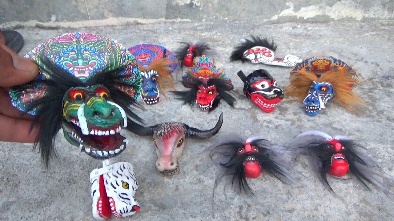 Barongan Melahirkan miniatur bantengan devil dan caplokan macanan