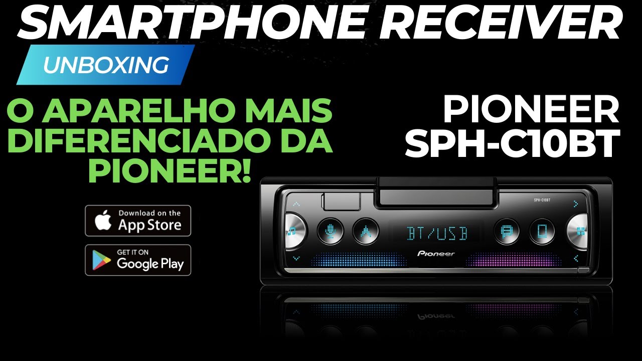 UNBOXING SMARTPHONE RECEIVER PIONEER SPH-C10BT