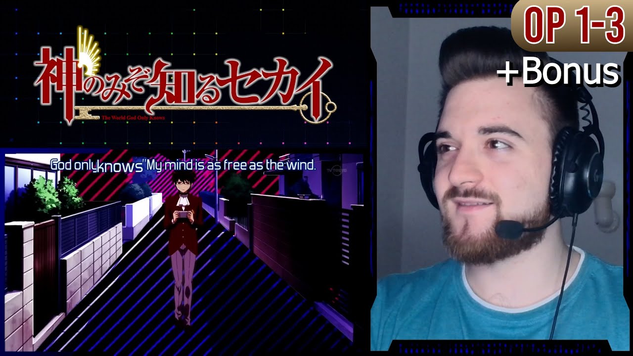 Godlike Vocals! | The World God Only Knows | Opening 1-3 | Reaction