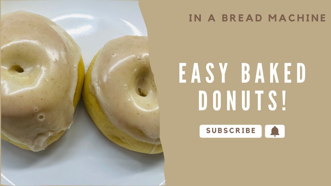 Easy Baked Donuts Using a Bread Machine