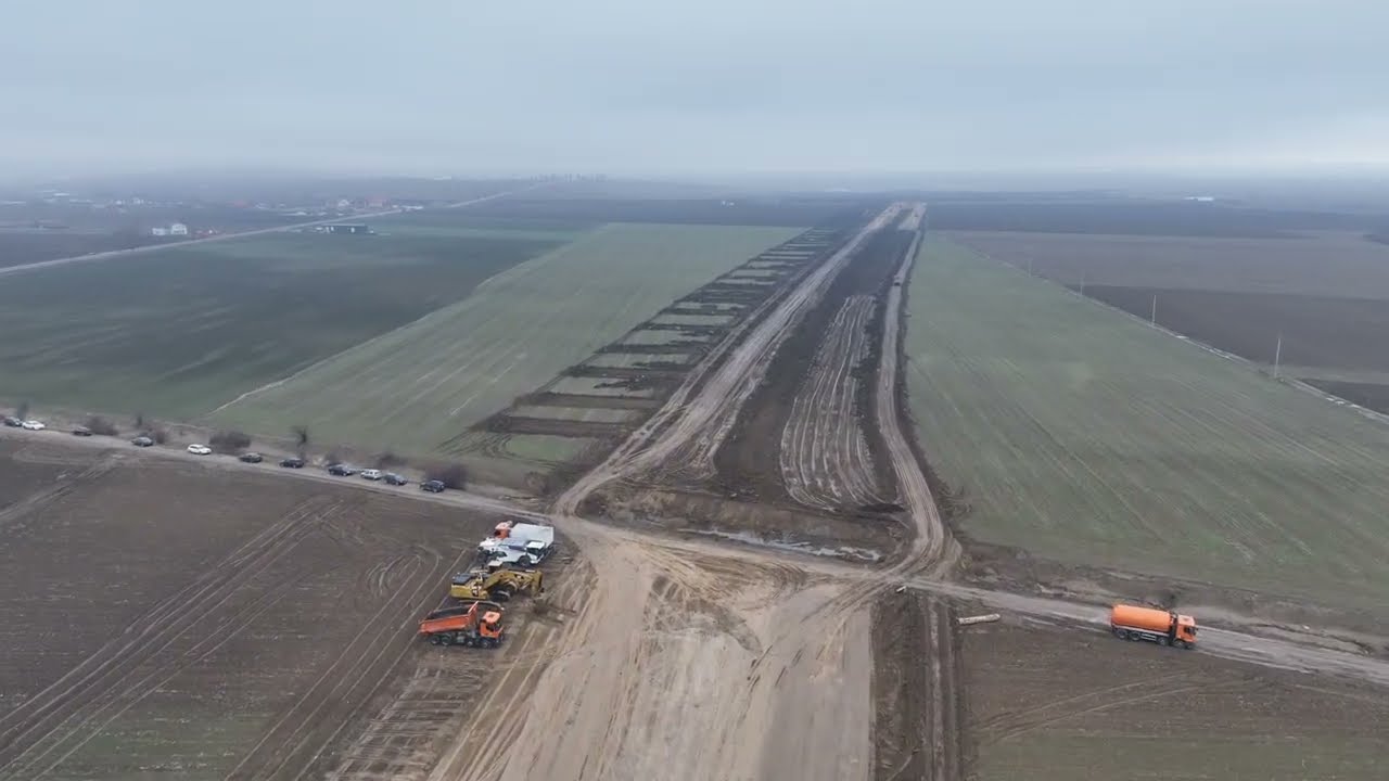 Autostrada A7 Focsani Bacau lot 3 Racaciuni Bacau zona Nicolae Balcescu  - Cleja 21.01.2023