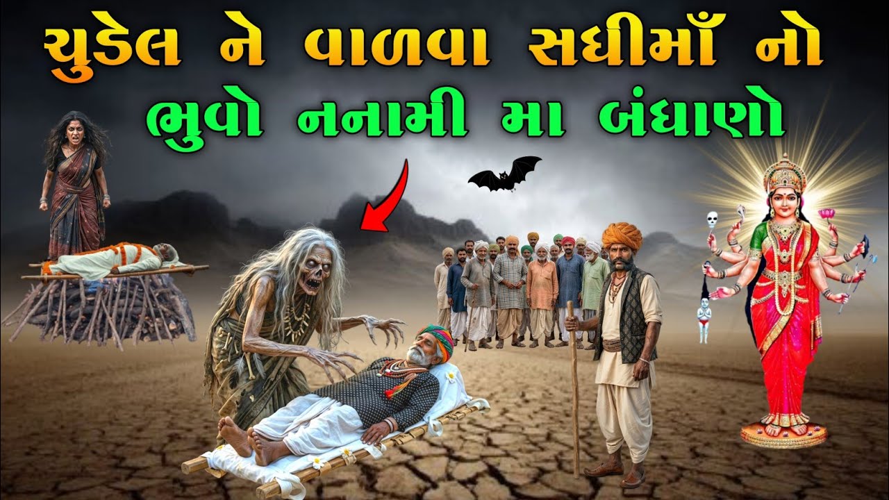 ચુડેલ ને વાળવા સધી માઁ નો ભુવો નનામી મા બંધાણો | Sadhi ma no itihas | vahanvati digital