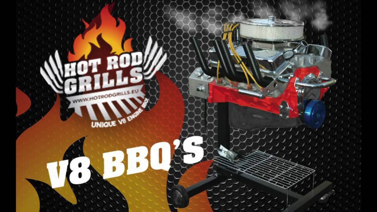 Hot Rod Grill V8 BBQ Europe - 1:1 V8 BBQ