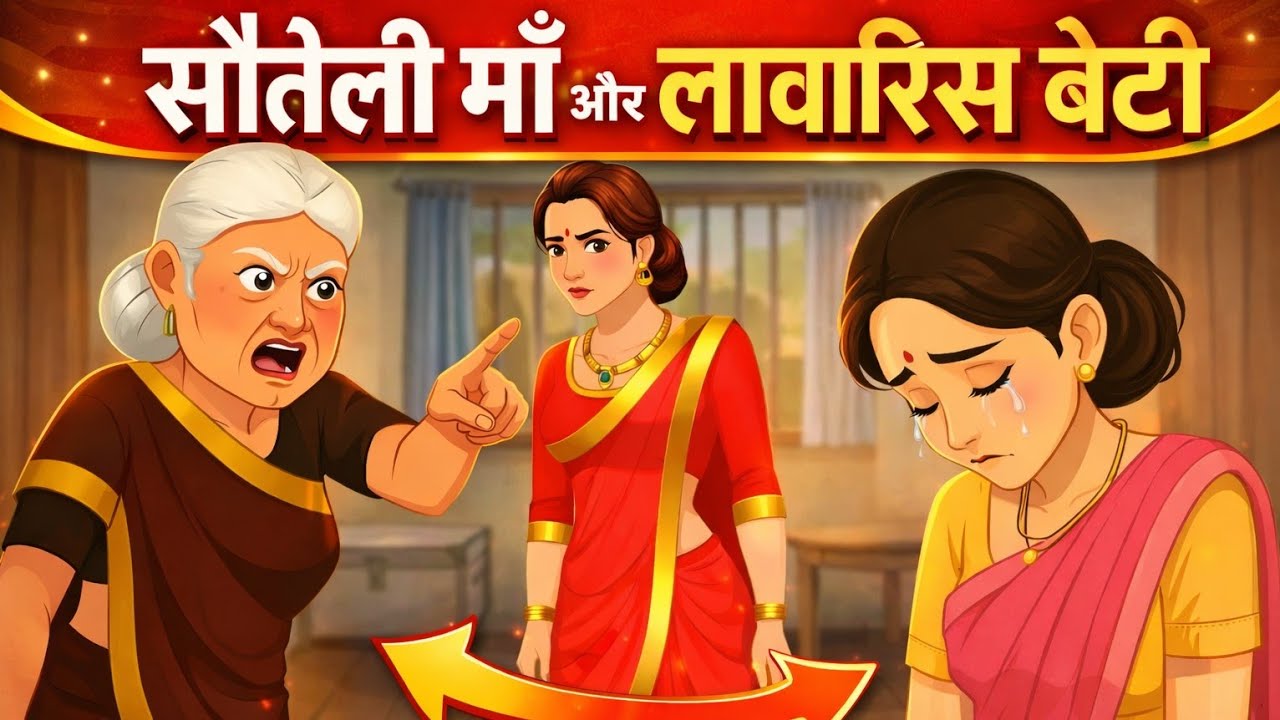 लावारिस बेटी का राज | सौतेली माँ के उड़े होश | Heart Touching Story | Moral story | Hindi kahani