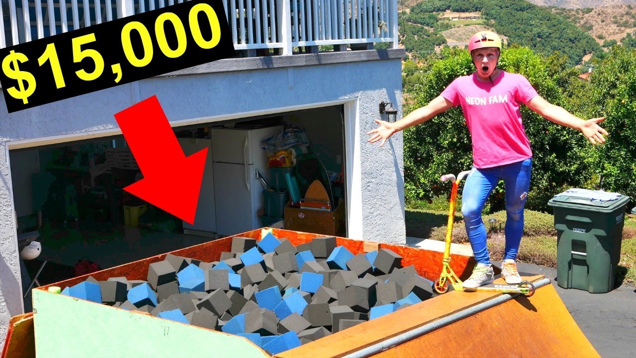 MY BRAND NEW $15,000 PRIVATE FOAM PIT!!!