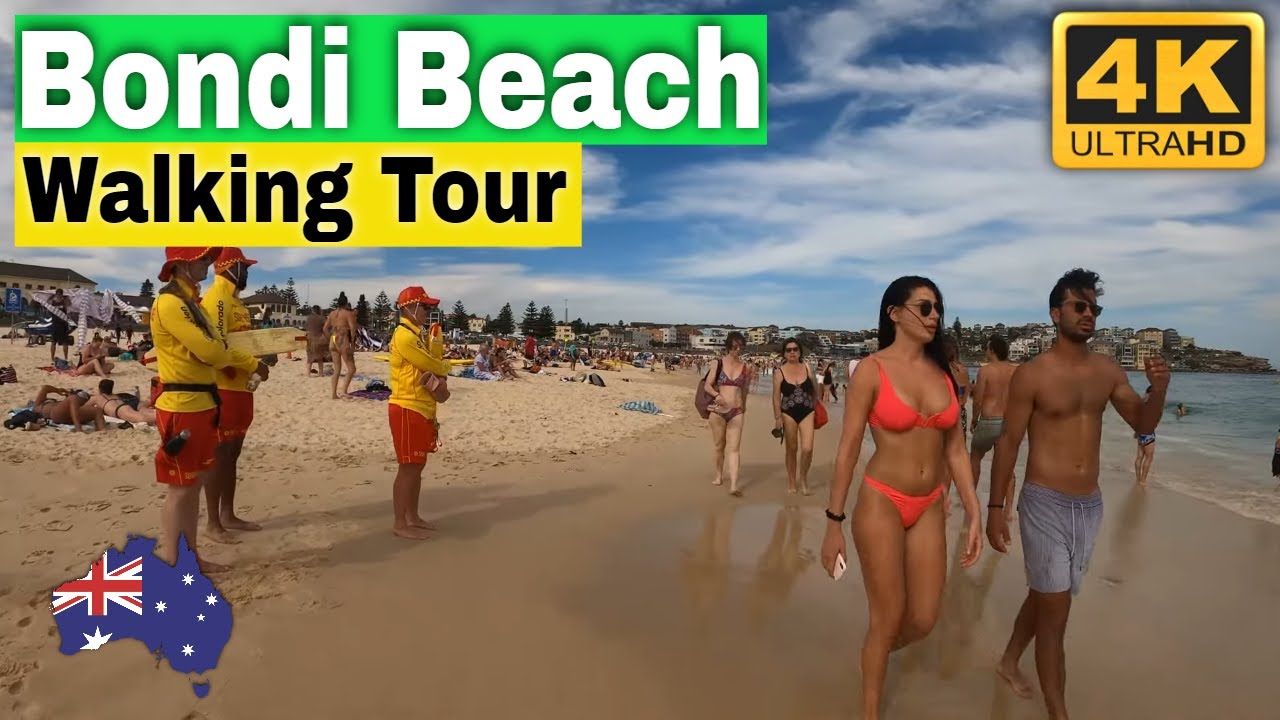 4K Bondi Beach Walking Tour | New South Wales #australia | Visit #sydneyaustralia