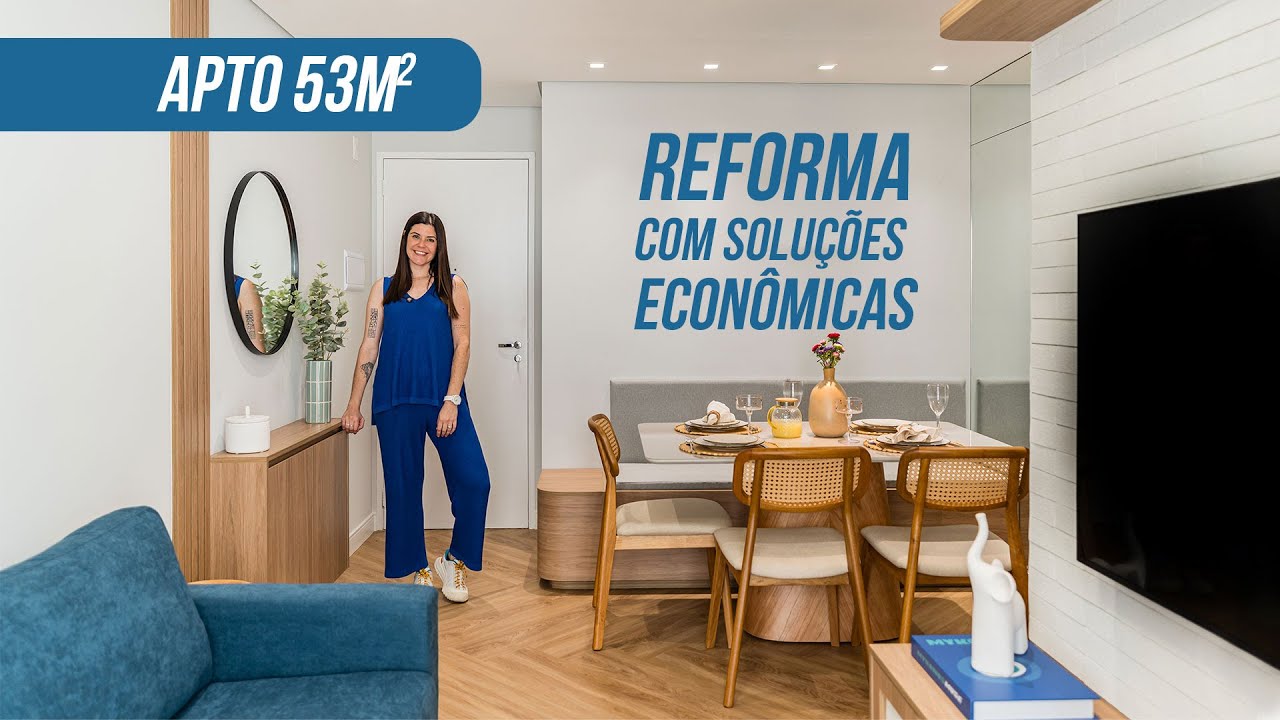 TOUR APARTAMENTO 53M²  - Soluções Inteligentes que Fizeram TODA Diferença