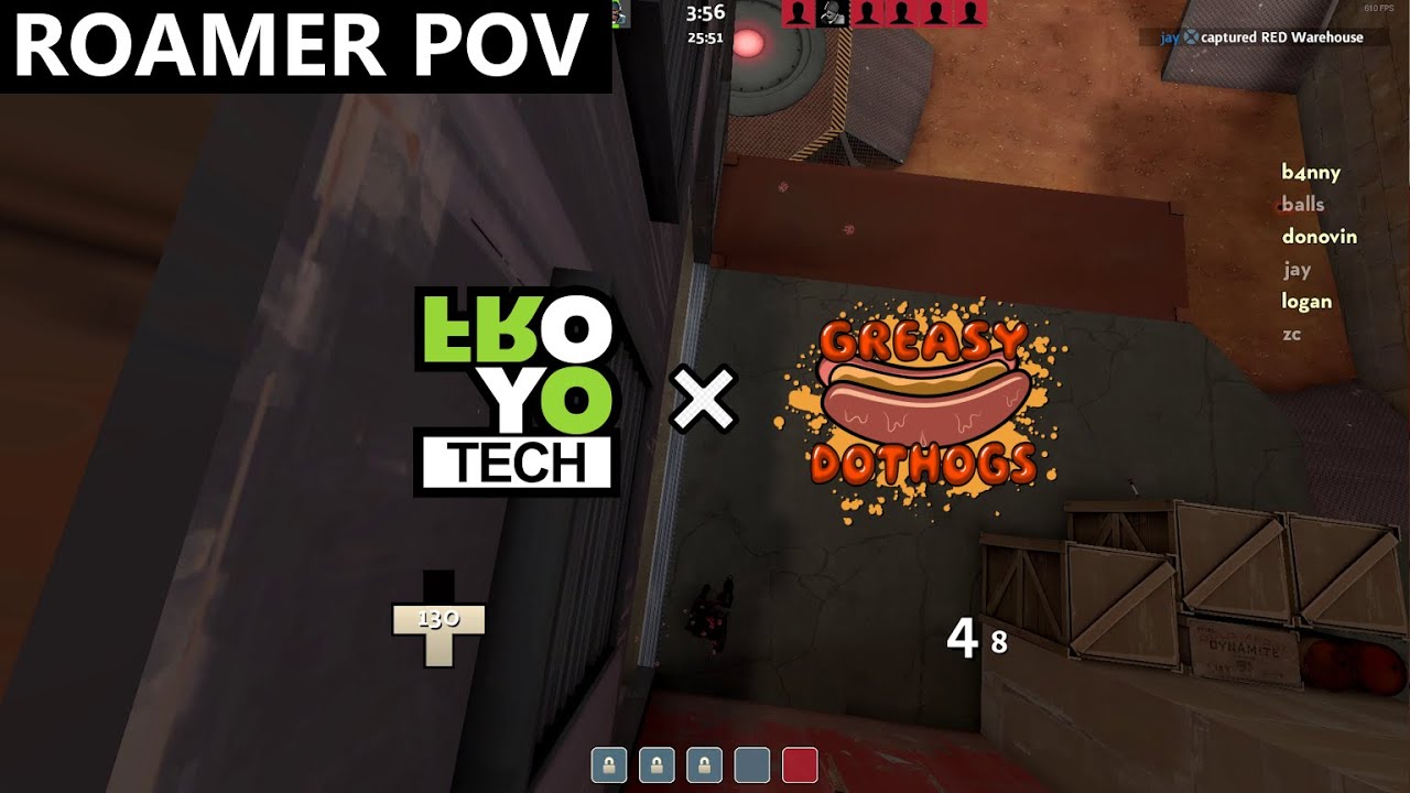RGL Invite S12 Stage 2 (Group A) GF Map 2: FROYO roamer POV vs Greasy Dothogs | Metalworks