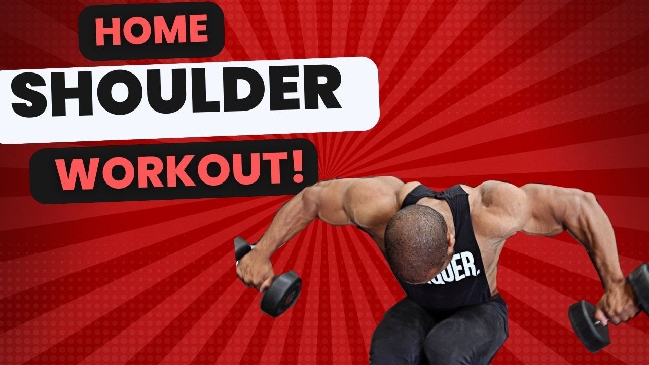3D DELTS HOME WORKOUT-DUMBBELLS ONLY