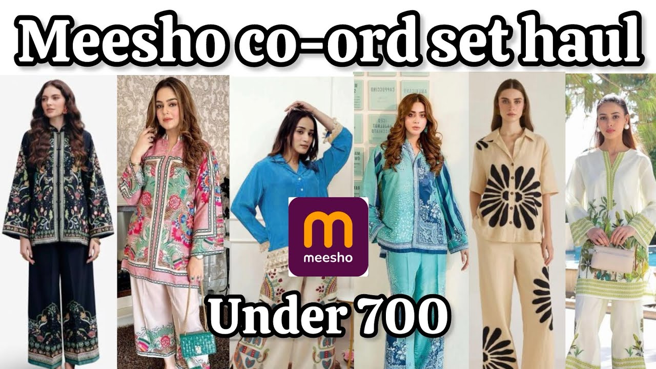 ✨ MEESHO CO-ORD SET HAUL 2026 | TRENDY PICKS UNDER ₹700 ✨