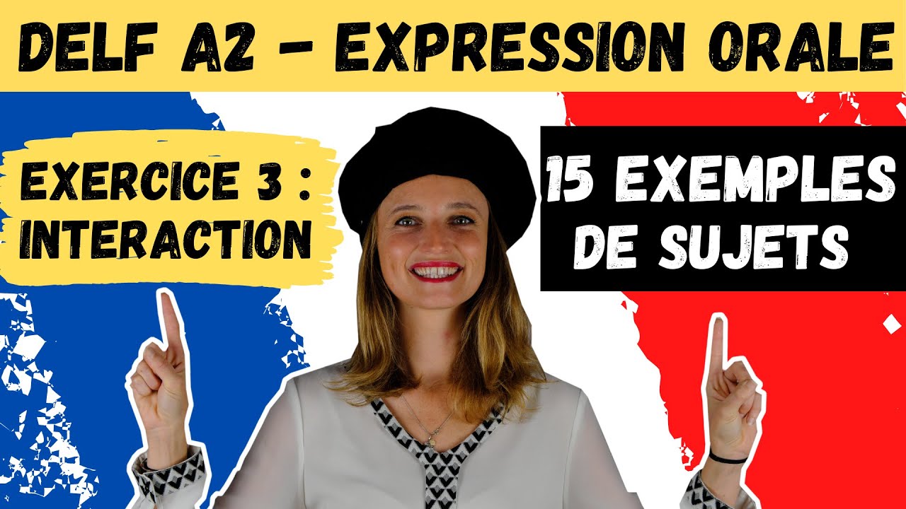 🇫🇷 DELF A2 - Устное выражение - Упражнение 3 ВЗАИМОДЕЙСТВИЕ - 15 примеров предметов