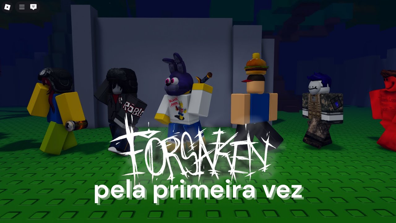 Jogamos Forsaken pela primeira vez no Roblox... | ft. @Pessoinha
