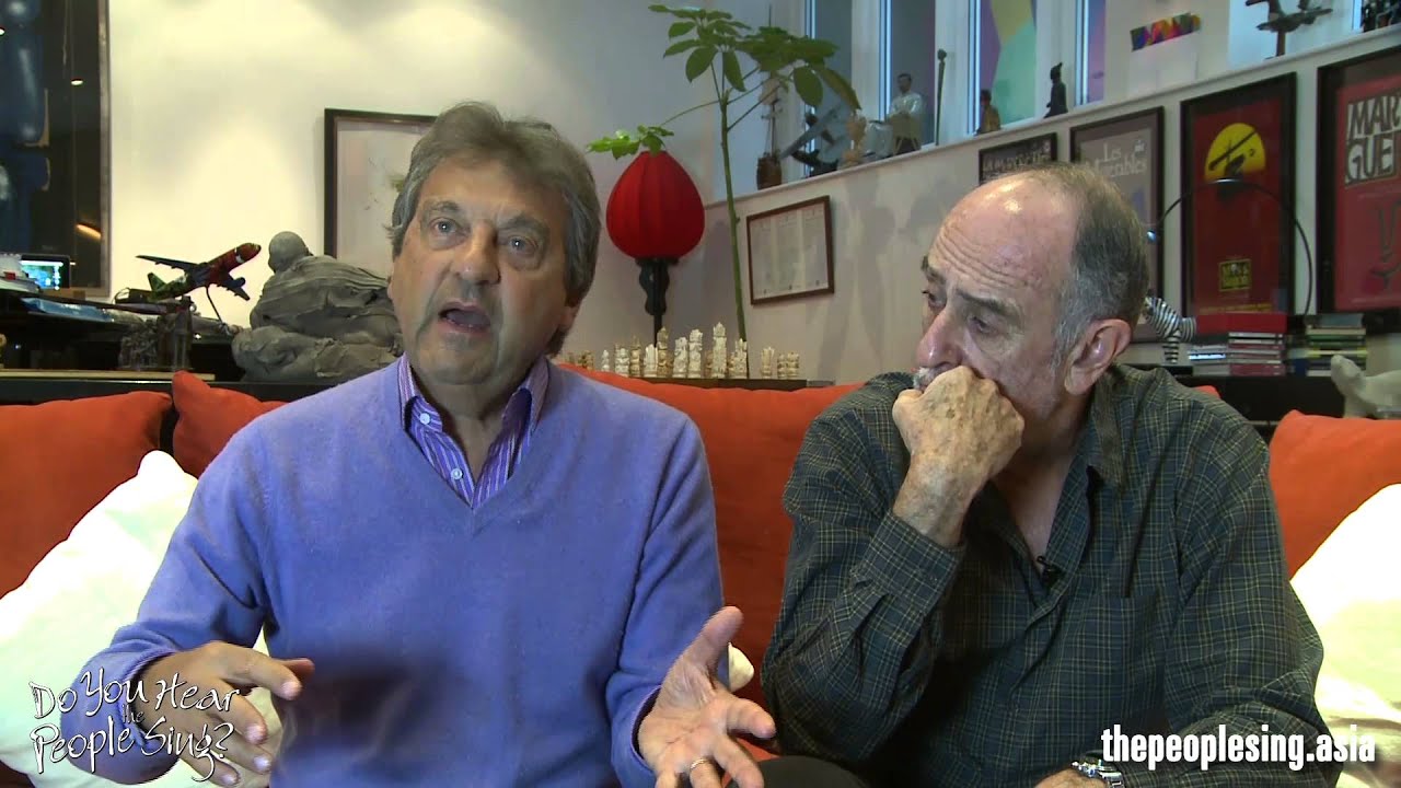 Alain Boublil and Claude-Michel Sch&ouml;nberg chat about Do You Hear The People Sing?