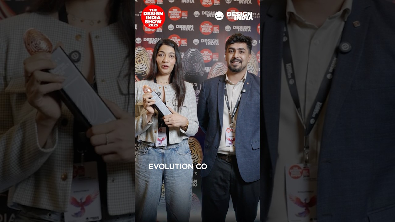 EvolutionCo wins at The DesignIndia Show 2025 | India’s Best Design Awards | DesignIndia