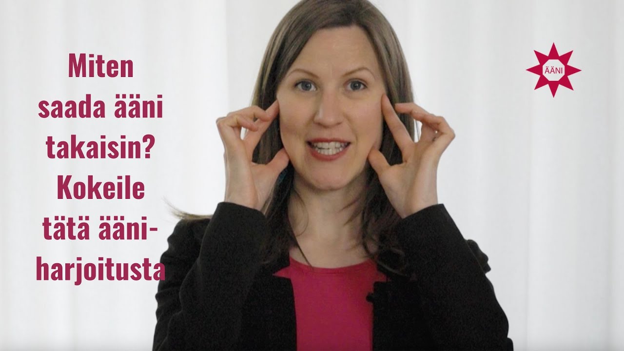 Miten saada ääni takaisin? Kokeile äänen kestämisen parantamiseen tätä ääniharjoitusta