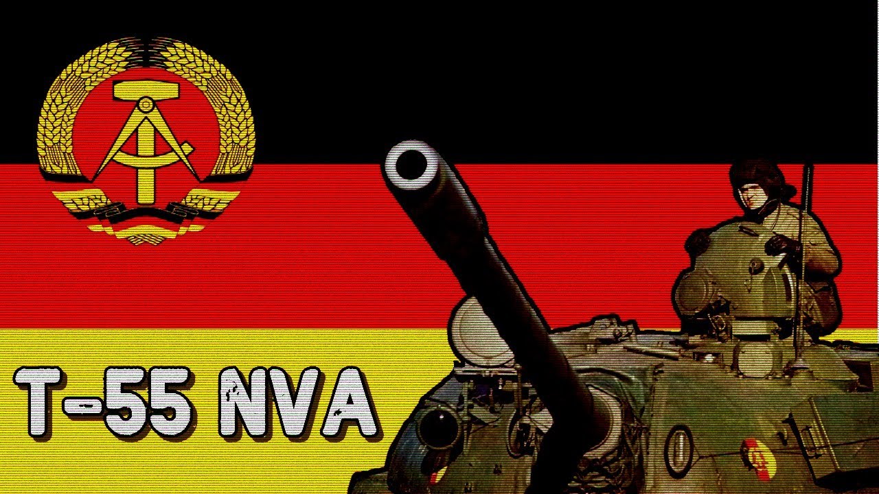 East German Army T-55 ☭ | T-55 Tank Nva