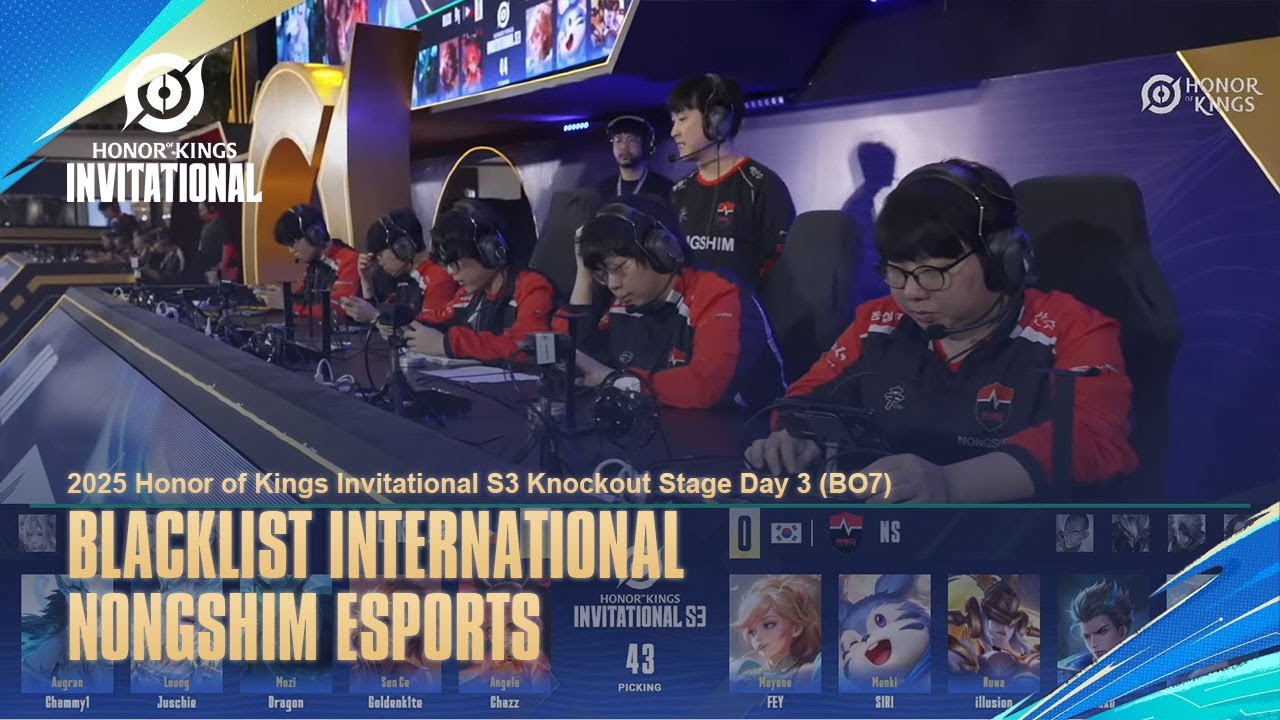 Игра 2 - Blacklist против Nongshim | Honor of Kings (HoK) Invitational S3 2025, этап плей-офф, 3-...