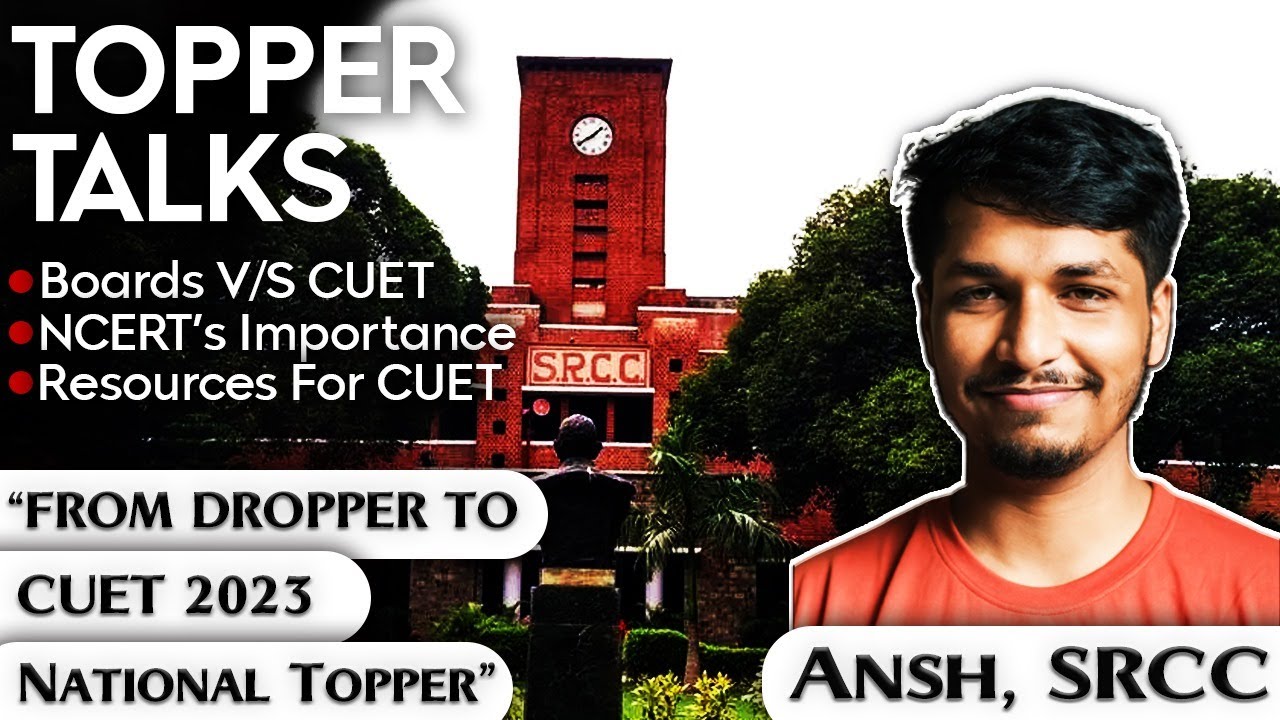 Ansh's journey from Dropper to CUET  National Topper | Topper Talks Ep.4 | By Ayushmaan and Kinjal