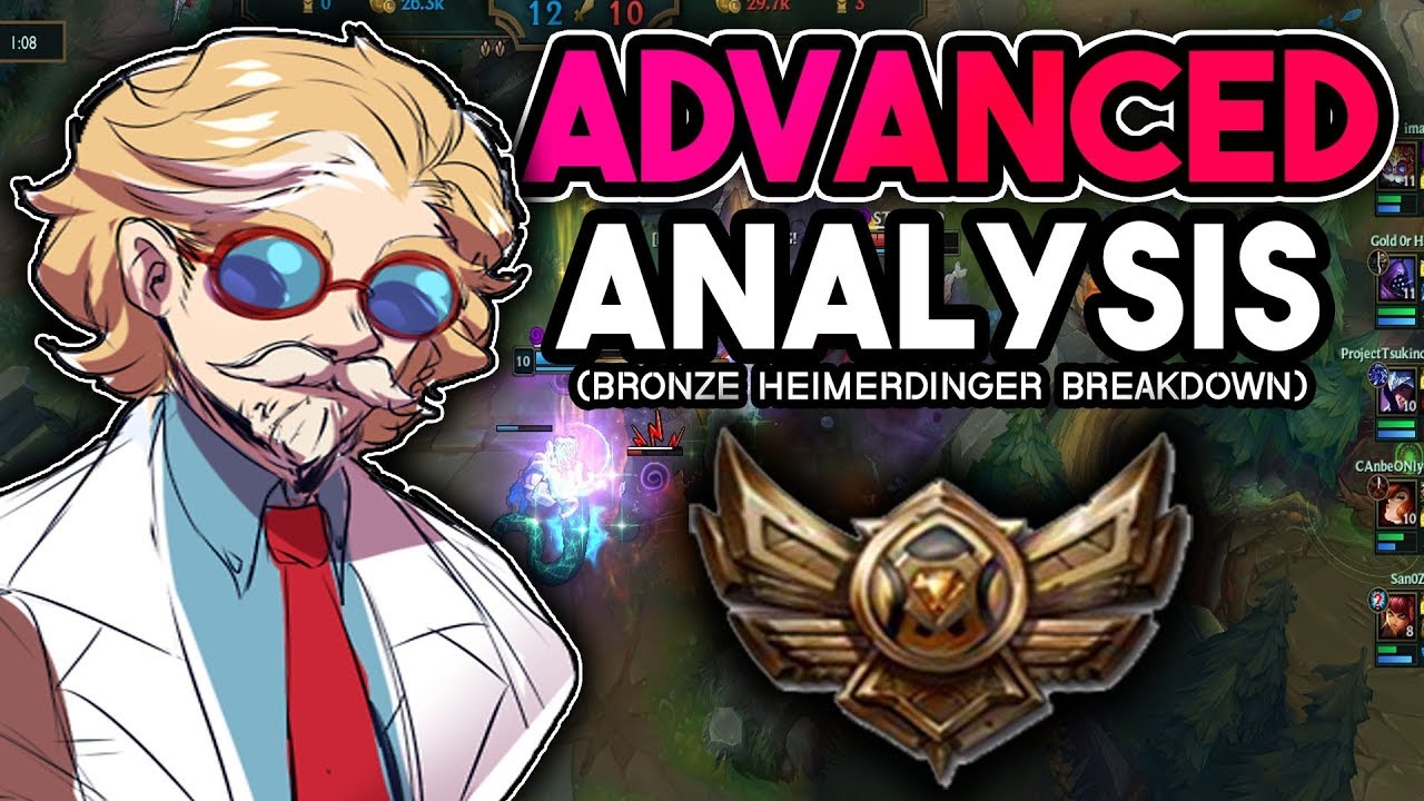 ADVANCED HEIMERDINGER RANKED BRONZE BREAKDOWN! SEASON 8 HEIMERDINGER GUIDE - League of Legends