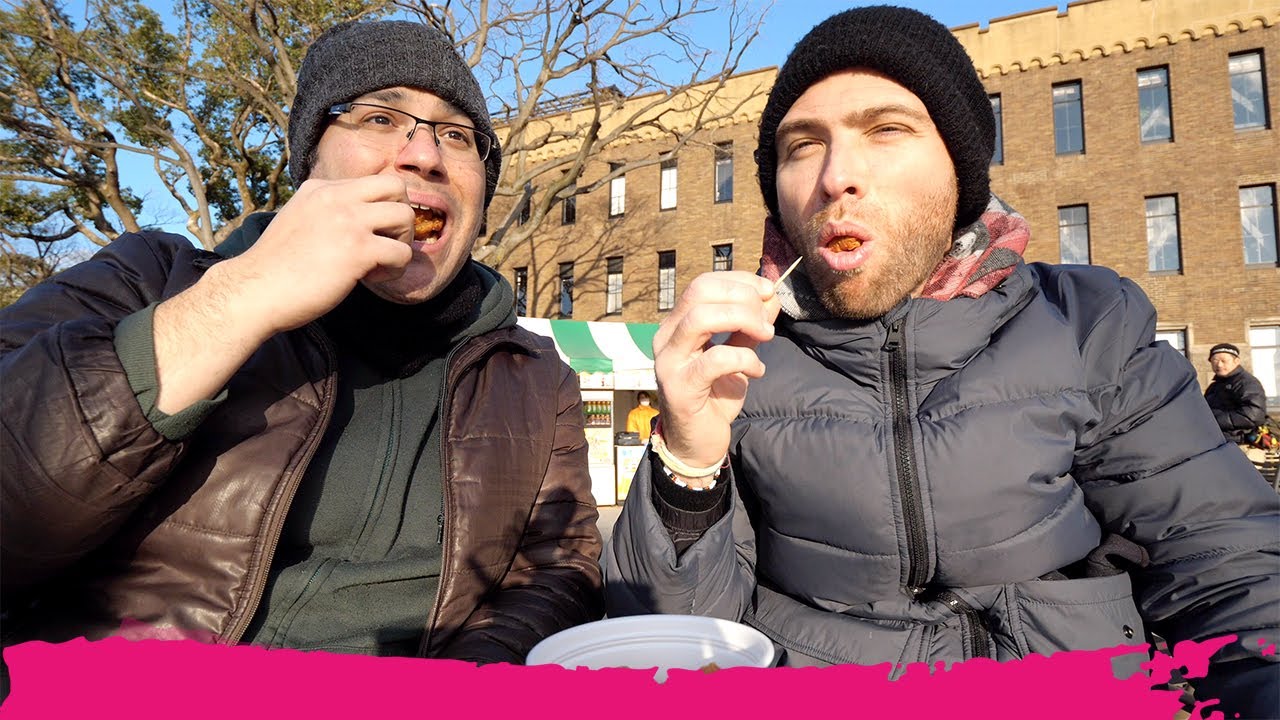 IMPERIAL Japanese STREET FOOD Tour at Osaka Castle | Osaka, Japan
