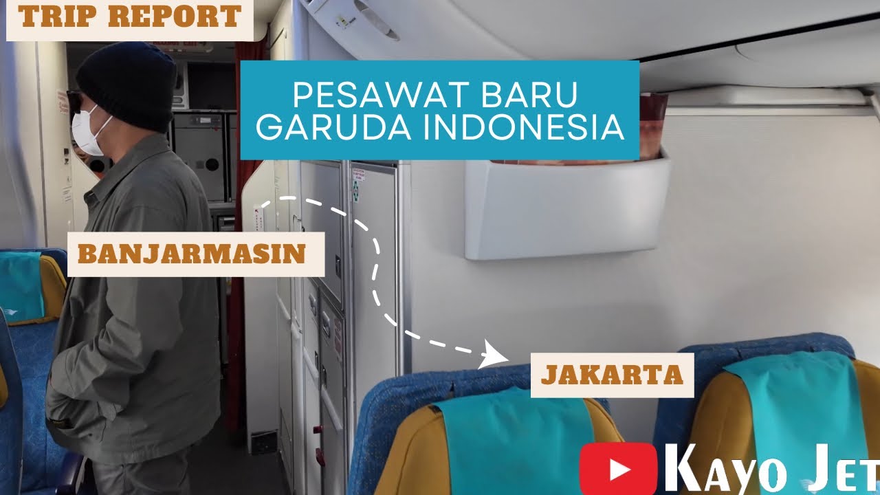 Trip Report | Naik Pesawat Baru Garuda Indonesia B737-800 PK-GUE Banjarmasin ke Jakarta