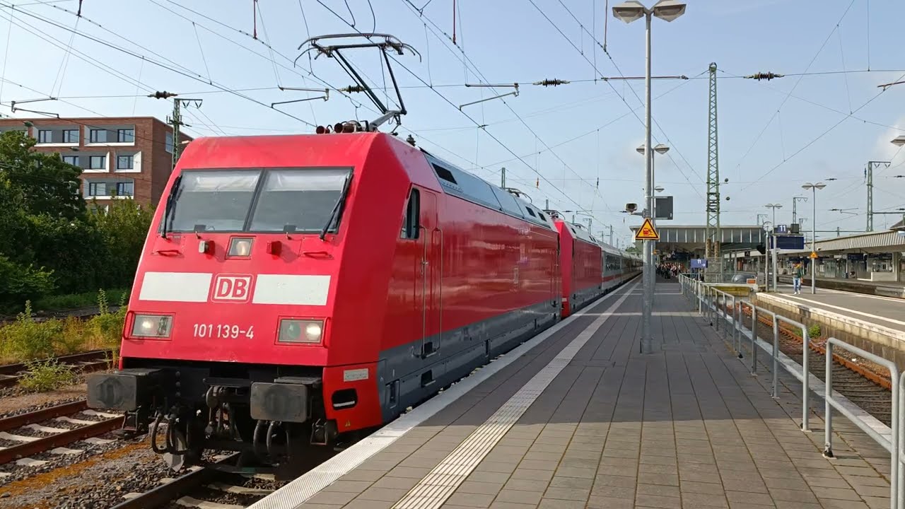 Doppeltraktion Br 101 mit IC in M&uuml;nster