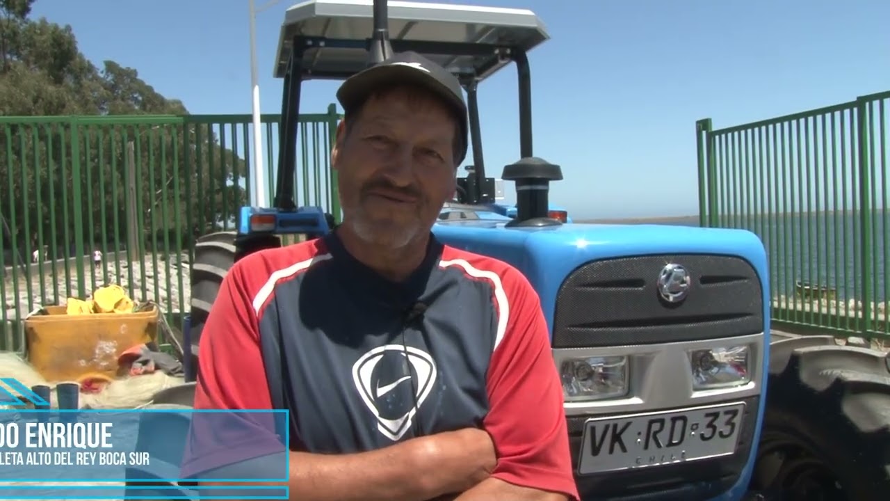 PESCADORES RECIBEN TRACTOR PARA EL VARADO DE BOTES CALETA ALTO DEL REY BOCA SUR ENERO 2026