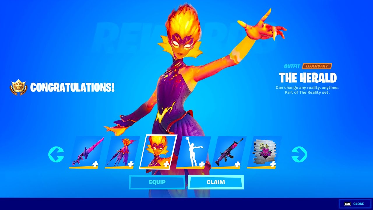 How to Unlock The Herald Skin in Fortnite (All Herald Challenges Reward)