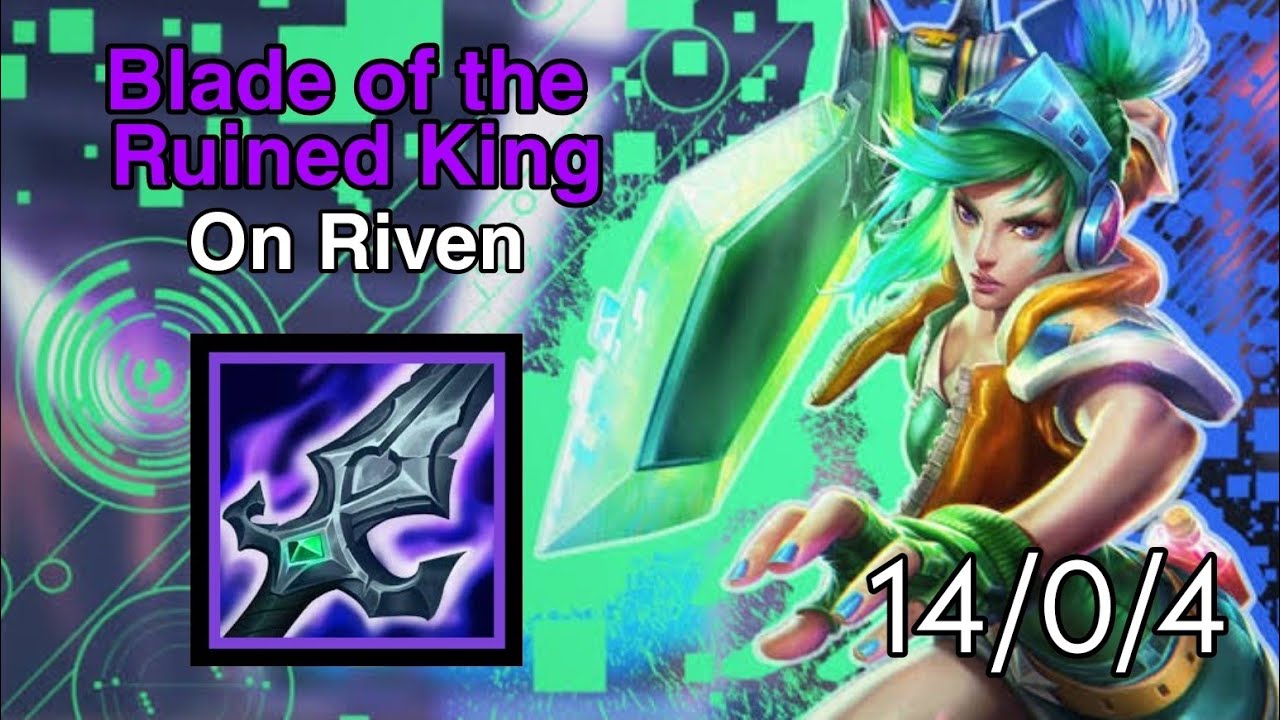 | Blade of the ruined king on Riven | Wildrift - Normal match |