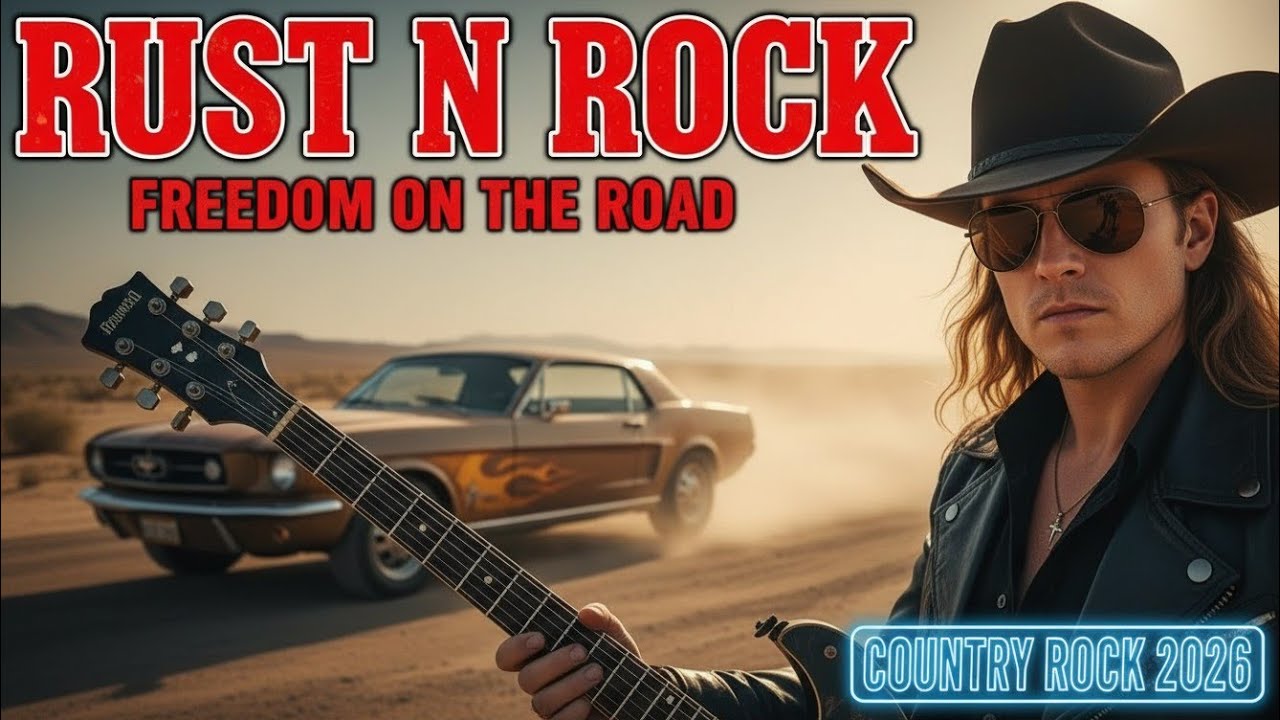 RUST N ROCK MUSIC – Ultimate Open Road Rock Experience | Cinematic Driving Rock Mix.