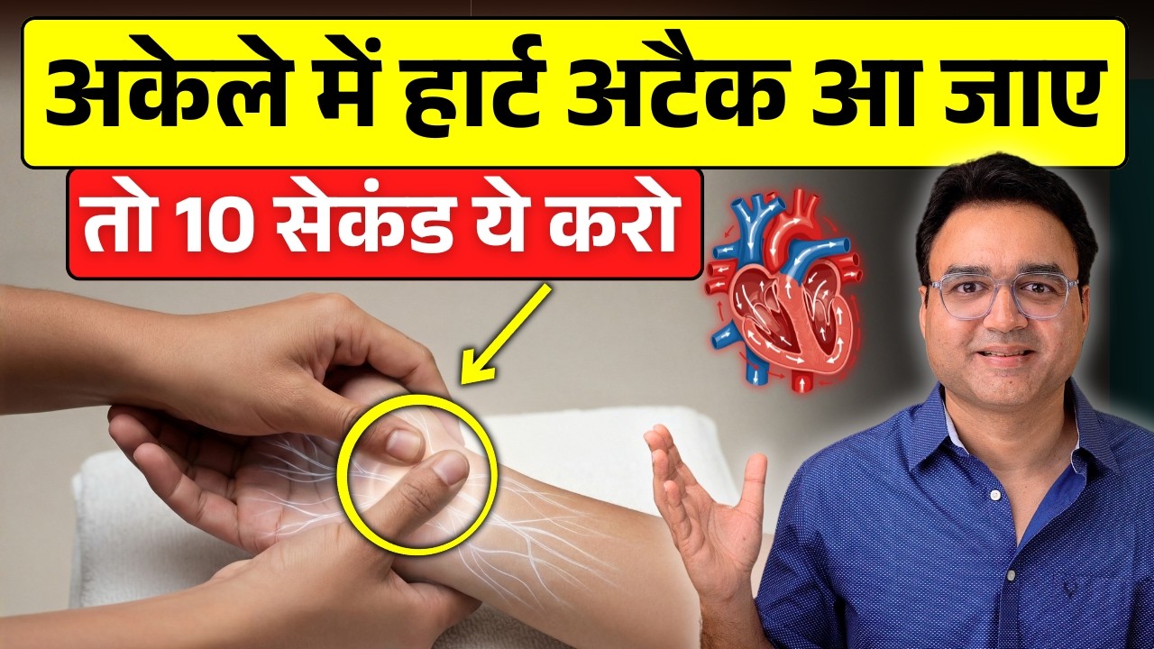 अगर अकेले हो और Heart Attack आ जाए... तो ये 5 Steps आपकी जान बचा सकते हैं!