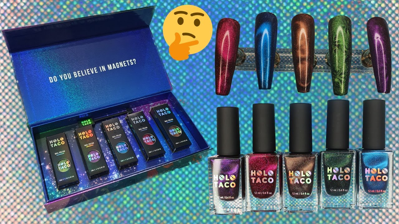 Is HOLO TACO Worth it? 🤔 Magnetic Magic Collection SWATCH & REVIEW!