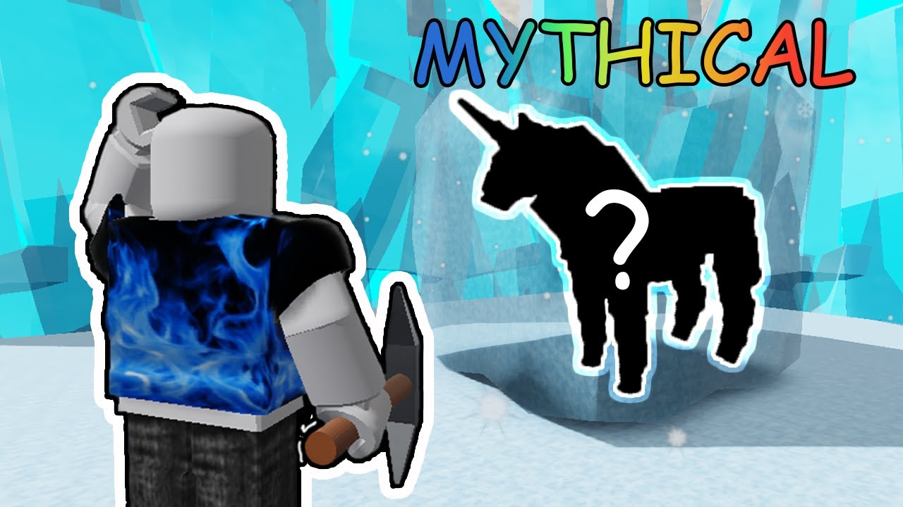 I Got The RAREST MYTHICAL Pet in Roblox Break The Ice...