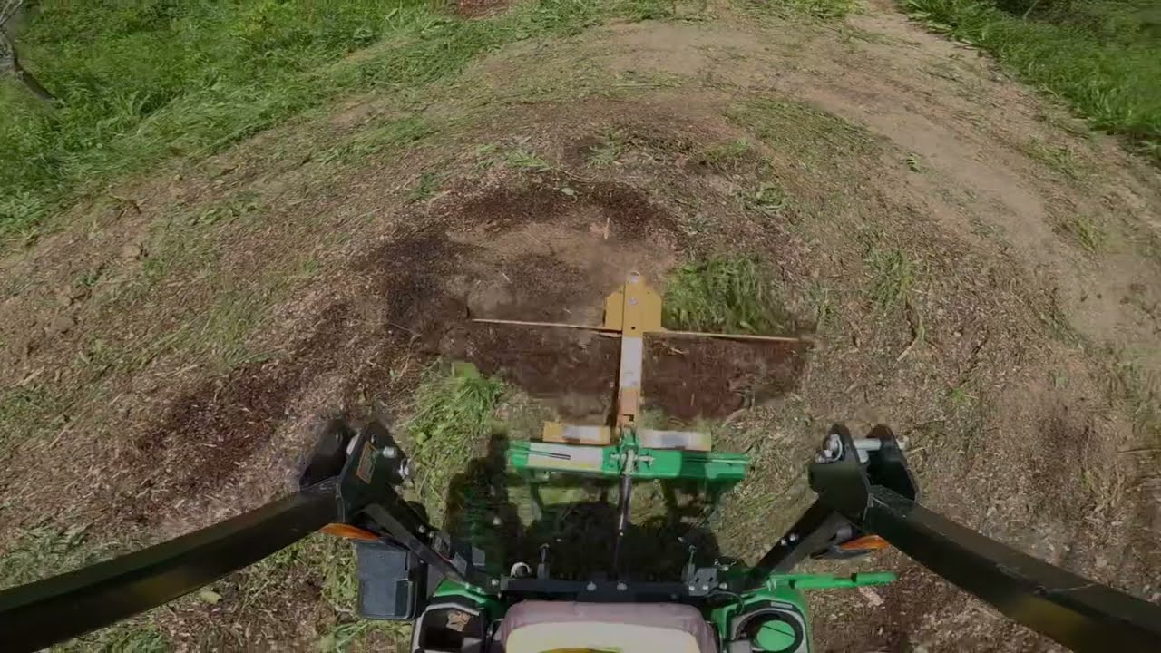 1 Penny 1 Hour, John Deere 1025R, Woods Rear Blade, Turning & Leveling Compost Area, Clearing Trails