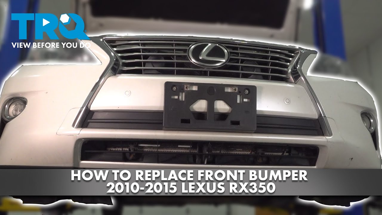 Как заменить передний бампер Lexus RX350 2010-2015 годов