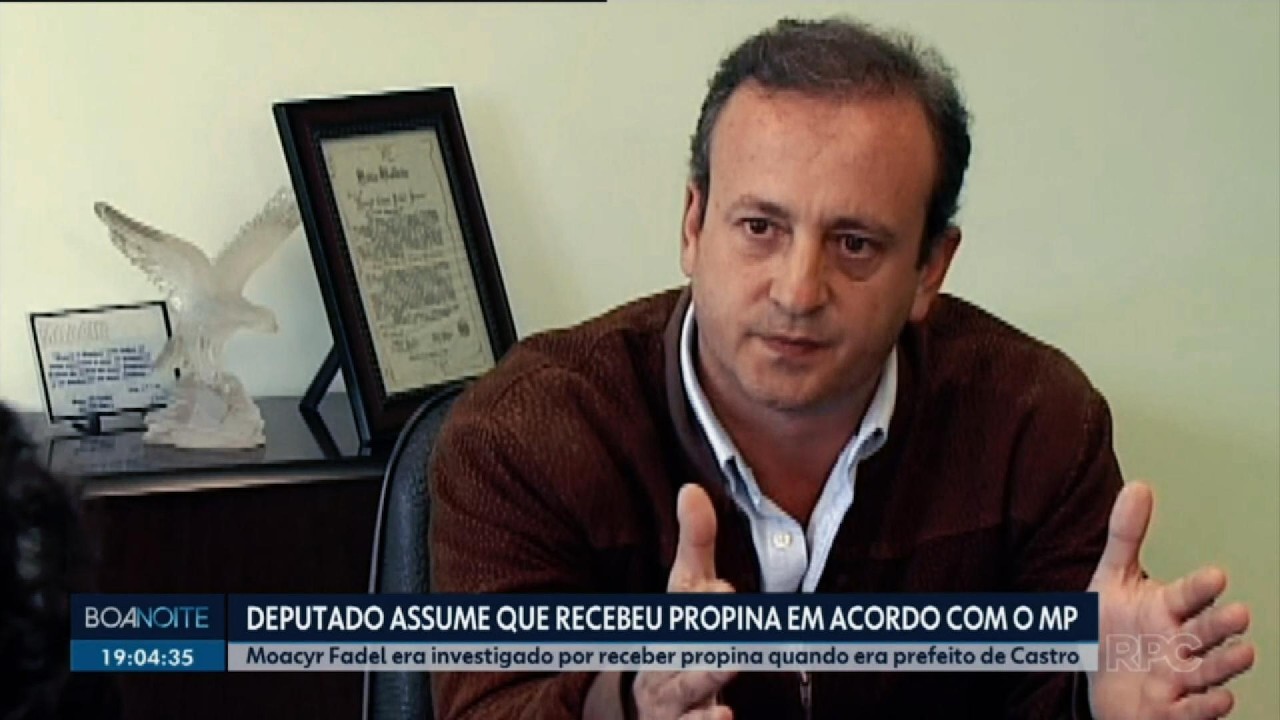 Moacyr Fadel CONFESSA propina em acordo com o MP | Caso do “Jaquetão” em Castro (2009)