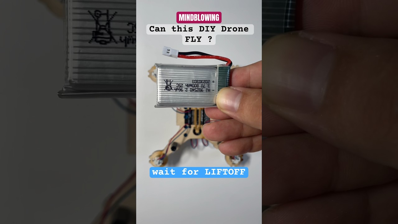 How To Build a DIY Drone with Wood and Electronics that can Fly #arduino #engineering #drone #diy