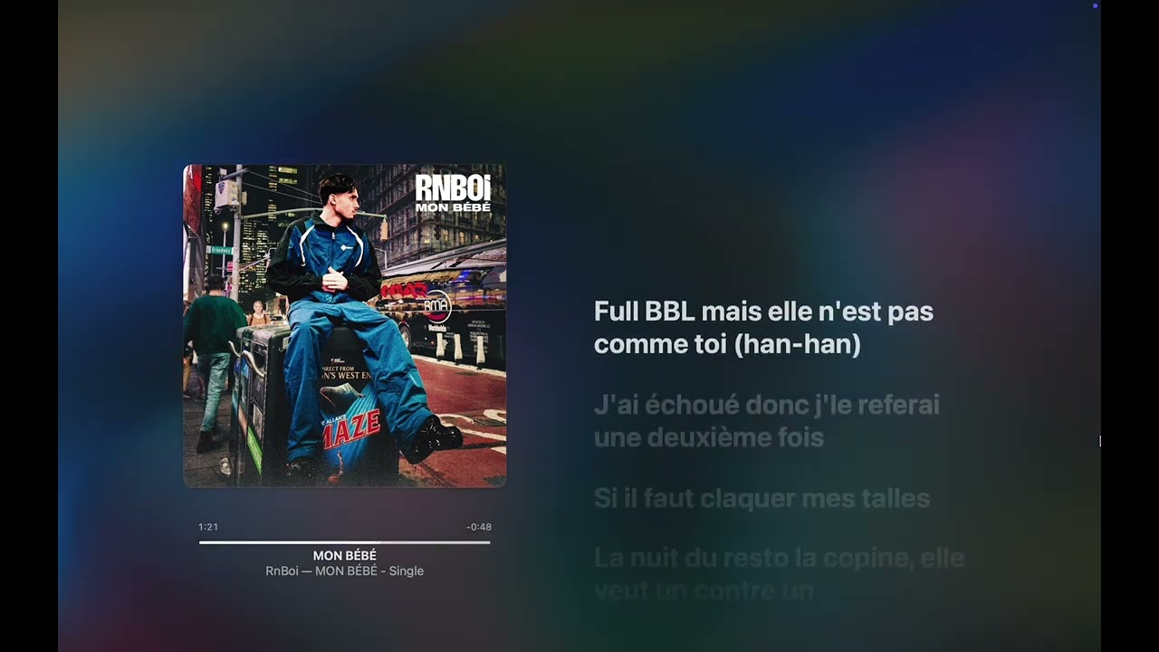 RnBoi - MON BÉBÉ (Paroles)