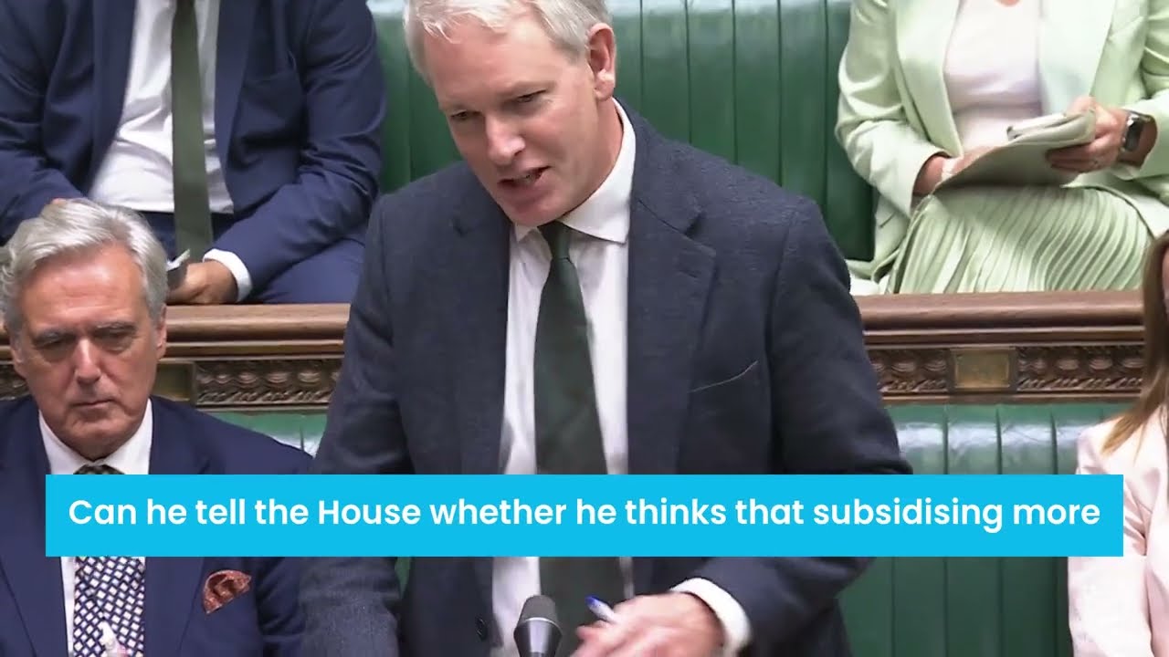 Danny Kruger MP - Questions to the DWP Minister