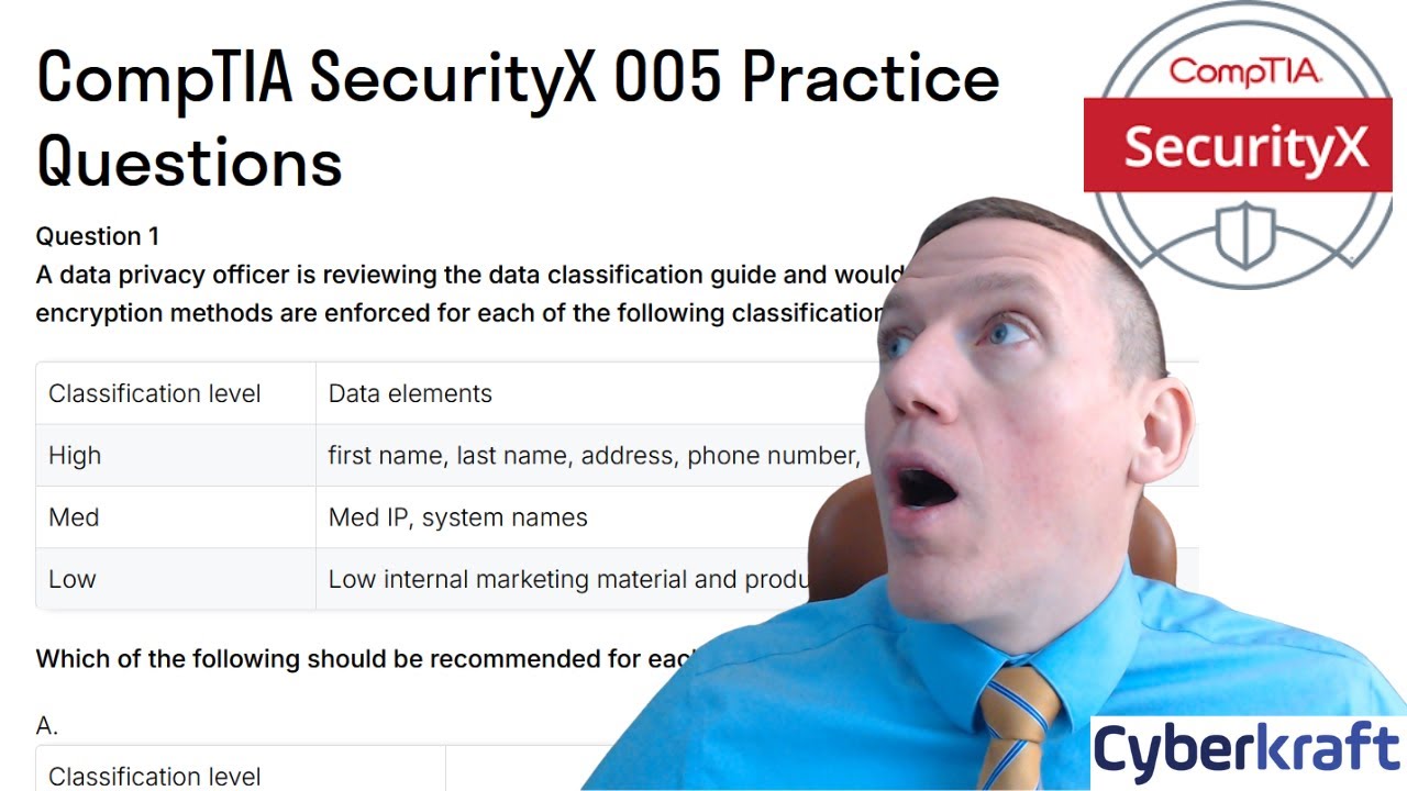 CompTIA SecurityX - 10 Real Practice Questions!