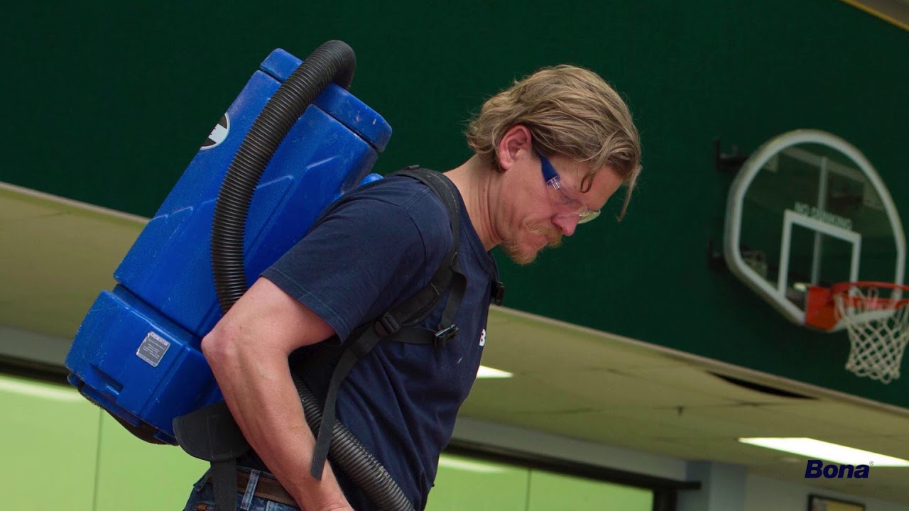 The Bona SuperCourt® System for Wood Gym Floors