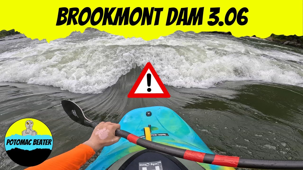 Brookmont Dam Kayaking 3.06ft Mid-Tide, 3090 CFS