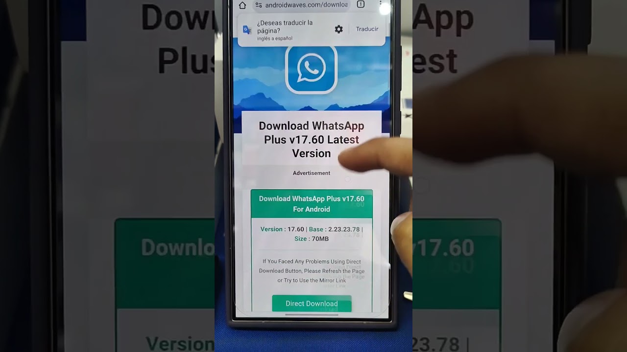 C&oacute;mo descargar WhatsApp Plus 2024 😩🥱💙💙💙 #WhatsappPlus #hellochester
