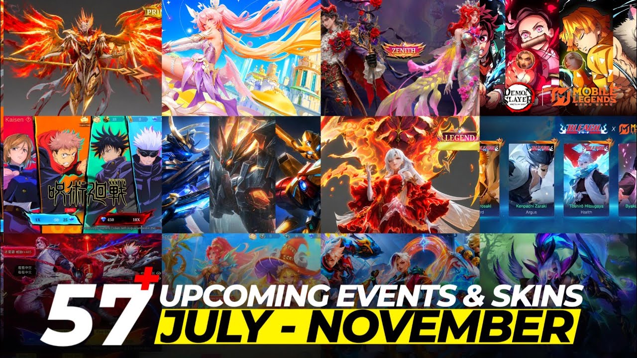 58 UPCOMING EVENT & SKIN | MIYA & GUSION LEGEND REVAMP, ETERNAL SEASON 2, JJK RESALE, XAVIER LEGEND