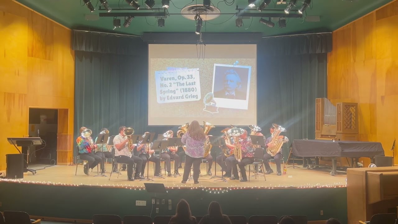 University of Montana Tuba Euphonium Ensemble - October 2025 Concert feat. Flute Choir