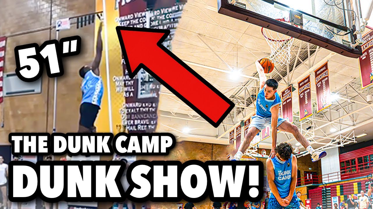 He Has a 51” Vertical!! INSANE Dunk Show & World Record Jump!