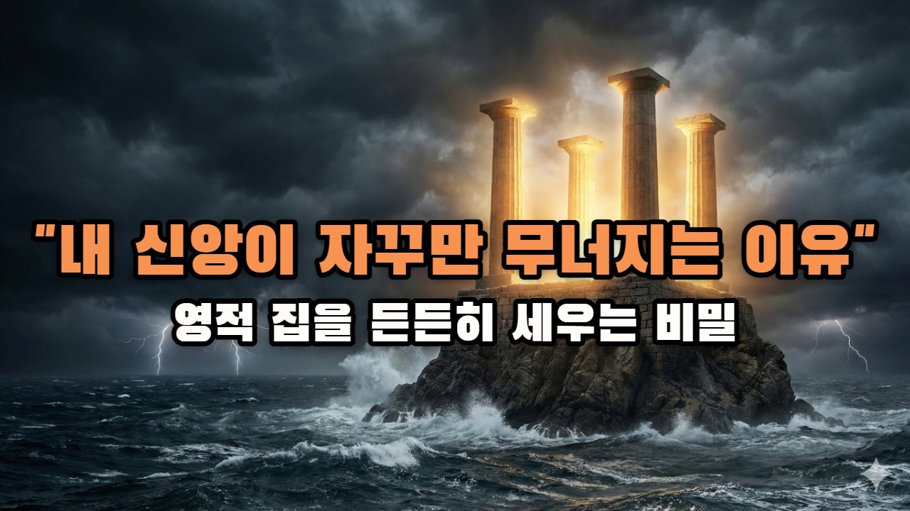 신앙의 집을 든든히 세우는 네 가지 기둥(흔들리지 않는 믿음을 위한 영적 점검)